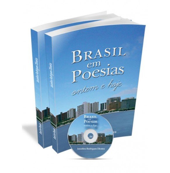 KIT1 2 unid. Brasil em Poesias: Ontem e hoje GRÁTIS CD Cantando o Brasil