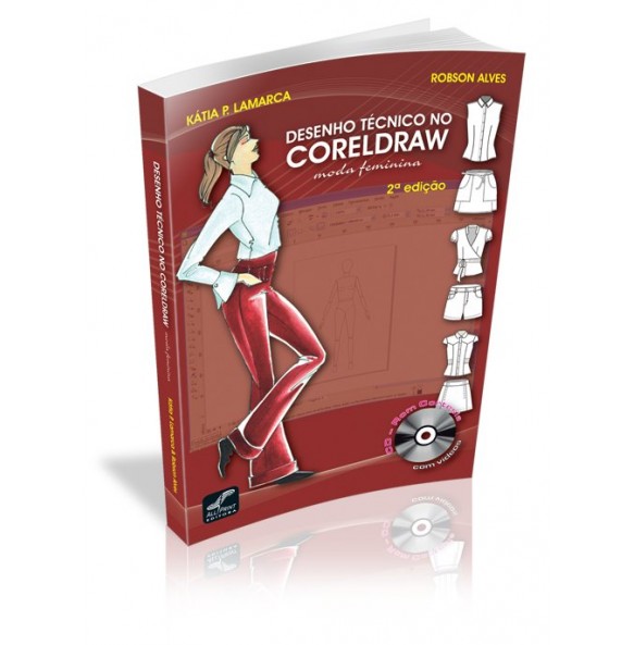 Desenho técnico no CorelDraw moda feminina 